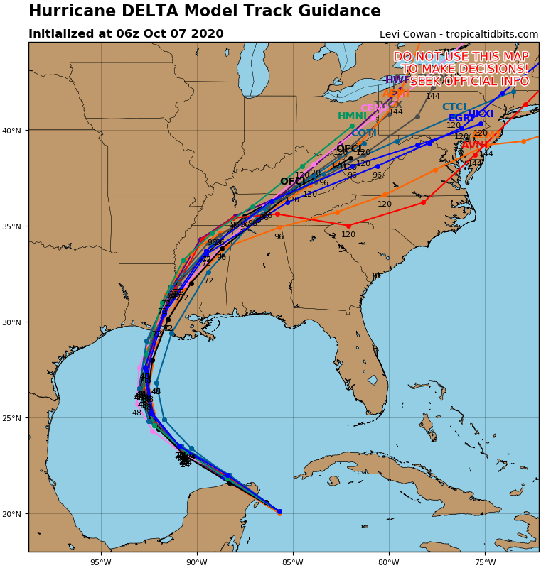 Hurricane Delta Makes Landfall In Mexico Strengthening On A Path