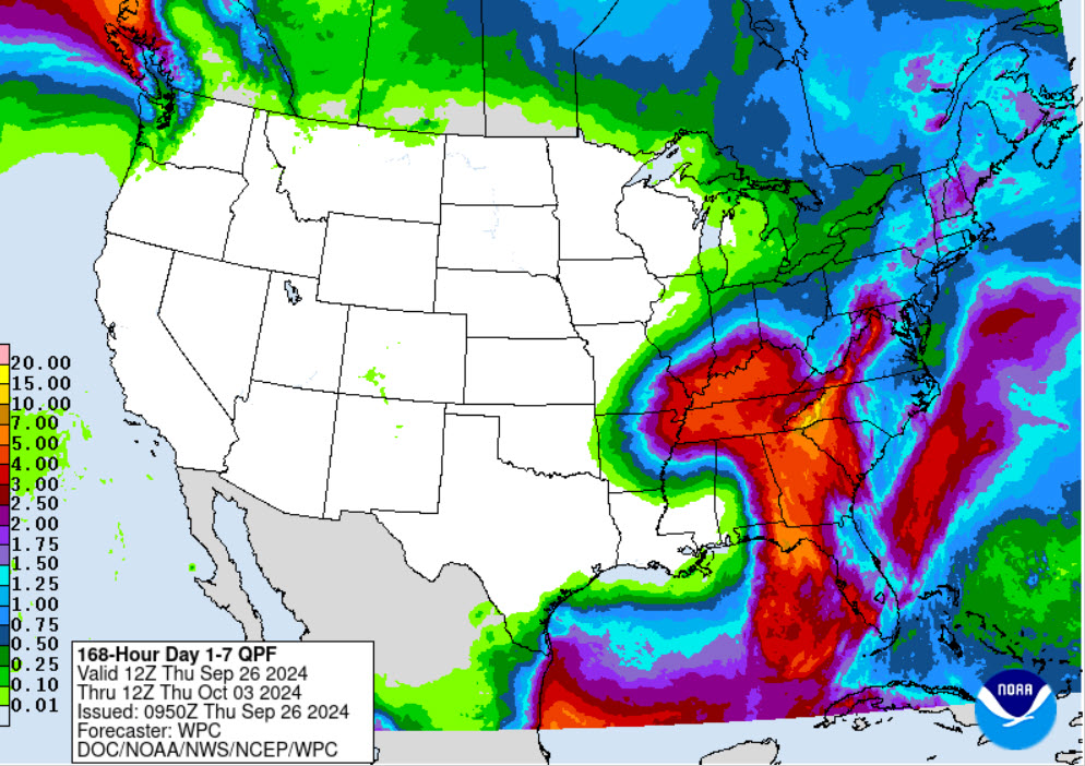 7-day rainfall estimate